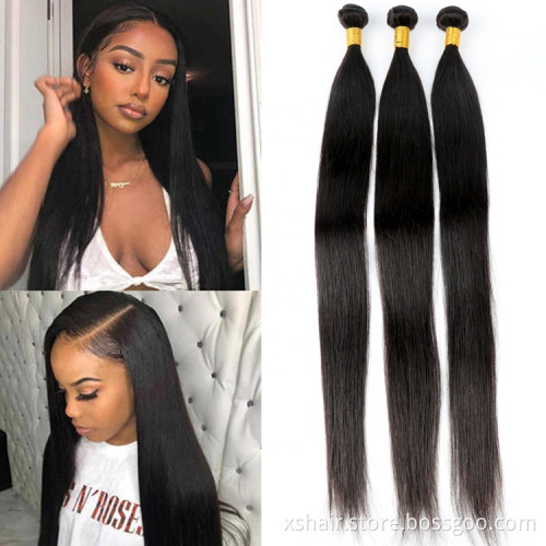Bulk Sale Silky Straight 10A Human Hair Bundles,Super Double Drawn 12A Raw Hair 12A Virgin Hair Bundles